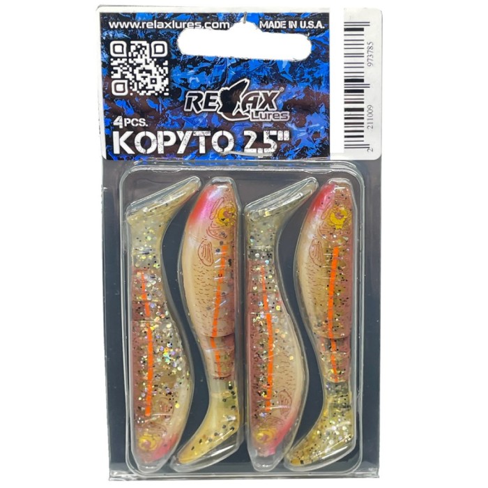 Shad Relax Lures Kopyto Print pl147, 6.2cm, 4buc/pac