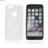 Husa Silicon S-Line Albă pentru iPhone 6 (4.7 inch) - Protecție Flexibilă