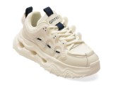 Pantofi sport GRYXX albi, Y2002, din material textil si piele naturala