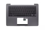 Carcasa superioara cu tastatura palmrest Laptop, Asus, ZenBook UX430UN, 90NB0GH1-R30US0, 13N1-2YA0F21, UX430UN-1A, gri, layout US