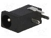 Conector alimentare DC, {{Tensiune nominala}}, {{Numarul de pini}} pini, seria {{Seria producatorului}}, 3,4/1,3mm, 3,5/1,3mm. CHANGZHOU DAHUA IMP AND