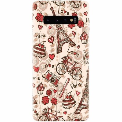 Husa silicon pentru Samsung Galaxy S10, Paris Love foto