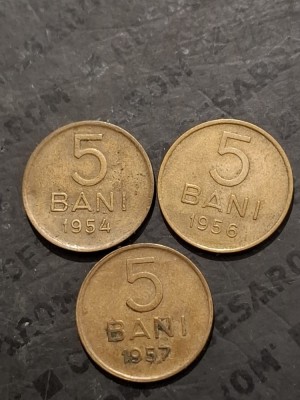 Lot monede 5 bani foto