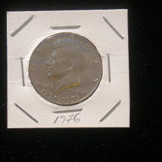 M3 C50 - Moneda foarte veche - half dollar - omagial - America USA - 1976