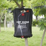 Dus solar suspendat pentru camping sau plaja, capacitate 20l, culoare Neagra, AVEX