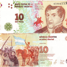 Argentina 10 Pesos 2016 P-360 UNC