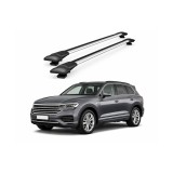 Bare portbagaj transversale auto aluminiu compatibile Volkswagen Touareg III (CR) SUV 2019- 92-100 cm