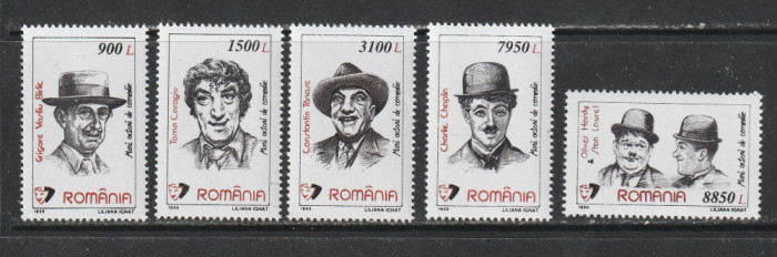 Romania 1999 - #1493 Mari Actori de Comedie 5v MNH