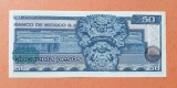 Bancnota Mexic 50 Pesos 1981 UNC, Seria 98L, Piesa Colectie, Originala