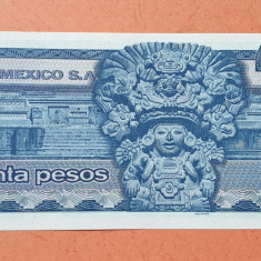 50 Pesos 1981 - Bancnota Mexic - piesa SUPERBA - UNC