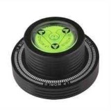 Stabilizator Disc Pick-up Puck Negru 315g Aluminiu Antivibratii Prindere Metalica Platane Vinil 33/45 RPM