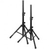 Set 2 Stative Boxe Reglabile Ibiza Sound, 1.2m, 30kg Max, Husa Transport Inclusa, Profesionale