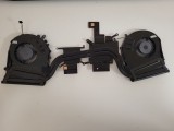 Set coolere cu sistem de racire Laptop Gaming, HP, Pavilion 17-CD, TPN-C142, L58909-001, L56873-001, AT2K9003DC0, 7H2140, ND85C14-18K14, ND85C15-18K15