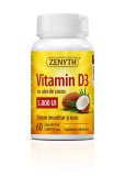Vitamina D3 5000 UI, 60 capsule, Zenyth