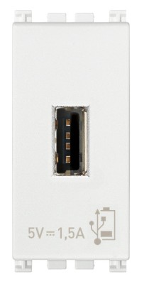 Priza USB tip A 5V 1,5A 1M Vimar Arke alb 19292.B foto