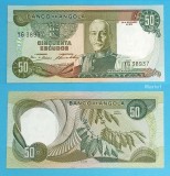 Angola 50 Escudos 1972 &#039;Mareșalul Carmona&#039; UNC serie: YG38937 p#100
