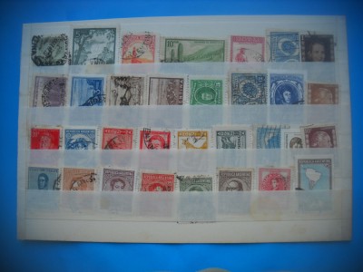 HOPCT LOT NR 509 ARGENTINA -32 TIMBRE VECHI -AMERICA LATINA-STAMPILATE foto