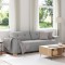 Canapea 3 locuri Gossi gri nor 180 cm textil