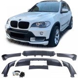 Set de spoilere aerodinamice pentru bara de protectie fata si spate, potrivit pentru BMW X5 E70 06-10 Performance AutoTuning