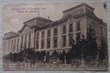 Cp Timișoara Liceul de băieți C. Diaconovici Loga - 1923, Circulata, Fotografie