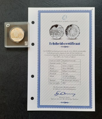 5 Euro &amp;quot;Europa Hymne&amp;quot; 2005, Austria - BU - A 2999 foto