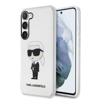 Husa Samsung Galaxy S23 Plus - Karl Lagerfeld Hardcase Transparent (KLHCS23MHNIKTCT) - Ikonik Karl Lagerfeld foto
