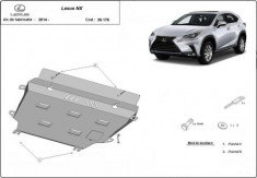 Scut motor metalic Lexus NX 2014-prezent foto