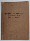 Geometria lui Lobacevschi si elementele de baza ale geometriei / B. V. Cutuzov