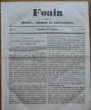 Foaia pentru minte , inima si literatura , nr. 4 , 1862 , Brasov , I. Muresanu