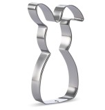 Cumpara ieftin Decupator iepuras de Paste , inox alimentar 10 A 10, cm, suport biscuiti tematic