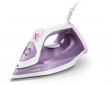 Fier de calcat cu abur Philips Seria 3000 2.000 W, putere abur 30 g min, talpa ceramica, violet alb (DST3010 30) - RESIGILAT