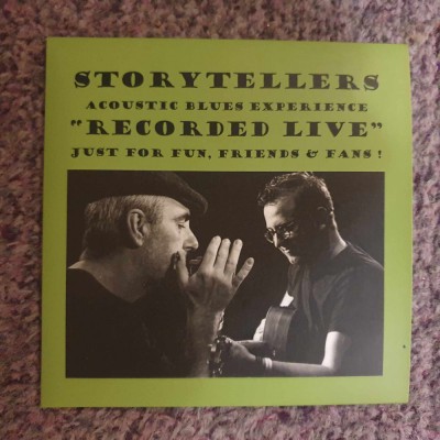 CD Marcian Petrescu si Mihai Alexandru Tacoi, blues Storytellers, live, autograf foto