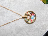 CHRISTIAN LACROIX PARIS, colier nou , deosebit , original, email pictat