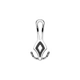 Cumpara ieftin Cuier mare, din metal cu plastic OZS Nr. 3049, cires