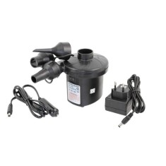 Pompa electrica portabila, Alimentare 12V/230V, 50W cu 3 varfuri de umflare