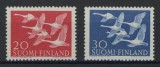 Finlanda 1956 - Păsări, serie neuzata