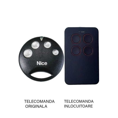 Telecomanda poarta garaj de 2 si 4 canale cod saritor 433.92MHz NICE SMILO SM4 compatibila cu originalul (842) foto