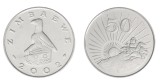 Zimbabwe 2002 - 50 cents UNC