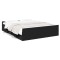 vidaXL Cadru de pat cu sertare, negru, 160x200 cm, lemn prelucrat 3280280