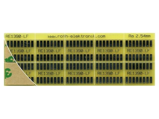Placă universală singură față ROTH ELEKTRONIK GMBH - Prototip W: 39mm L: 111mm