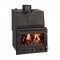 Focar de semineu tip centrala, Prity CW28, 10,5 kg/h, 660 x 570 x 880