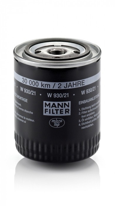 Filtru ulei Mann-Filter W930/21
