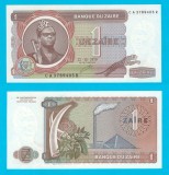 Zair (p#19) 1 Zaire 1979 UNC &#039;Mobutu&#039; serie: CA 3789405 R