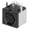 Conector DIN mini mamă ecranat 8 pini