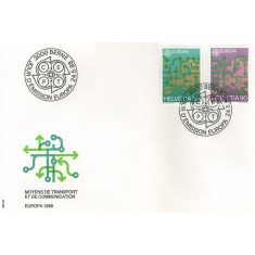 Elvetia 1988 - Europa, serie pe FDC