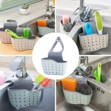 Suport Chiuveta/Baie, Organizator Accesorii Bucatarie, Bureti, Periute, Ajustabil, Gri, 21x15x5cm