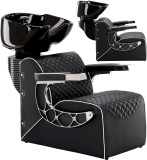 Scafa coafor Connor pentru salonul de coafură și frizerie cu bol ceramic mobil armătură baterie si cască