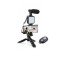 Kit profesional pentru vlogging,trepied,suport telefon,microfon,mini panou LED + telecomanda Bluetooth