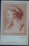 Carte postala, Boucher, Grave par Bonnet, colectia Charles Couturieux