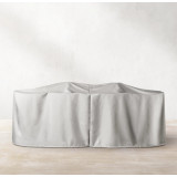 Husa impermeabila pentru canapea din aluminiu cu 2 locuri, model Bari